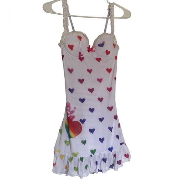 NWT Dolls Kill Care Bears Mini Dress Sz XL - Picture 2 of 7